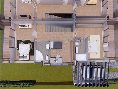 Casa tip Duplex categoria LUX, 5 camere, S140 mp, teren 275 mp, Zorilor