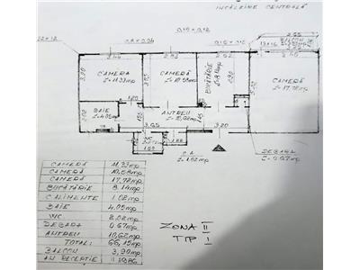 Apartament 3 camere Decomandat, 66 mp, 2 bai, Marasti