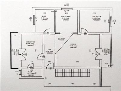 Apartament 3 camere cu 2 bai, LUX,  S85 mp, Buna Ziua