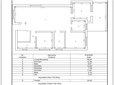 Apartament 4 camere, S 120 mp + 80 mp gradina, Iris.