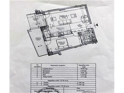 Apartament 2 camere, S55 mp+17 mp. terasa, bloc nou Buna Ziua