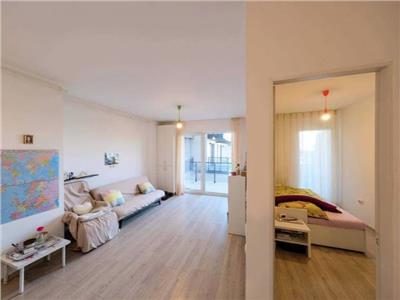Apartament 1 camera, S- 42 mp + terasa, mobilat, Sopor.