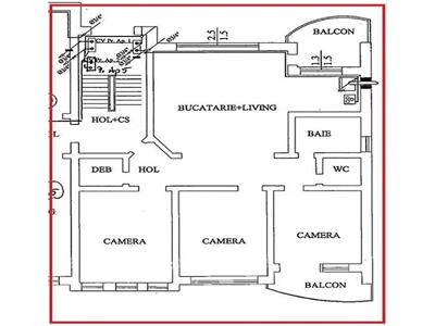 Apartament 4 camere, S96mp+2 balcoane, parcare, Buna Ziua