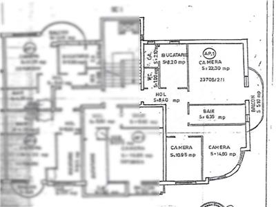 Apartament 3 camere, S74mp + 5mp balcon, Piata Marasti, Telekom