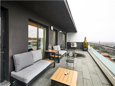 Penthouse 2 camere LUX, S60 mp + 30 mp. terasa, Iulius Mall.