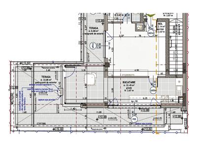 Penthouse 2 camere LUX, Panorama, S48mp+ 38 mp terasa