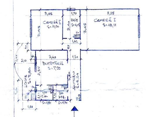 Apartament 2 camere, decomandat, garaj, str. Plopilor