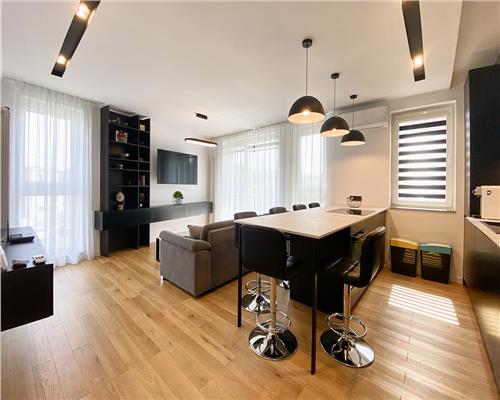 Apartament 3 camere, ultrafinisat, parcare, Borhanci.