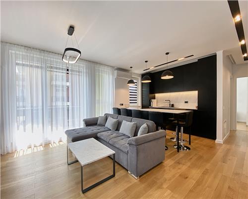 Apartament 3 camere, ultrafinisat, parcare, Borhanci.