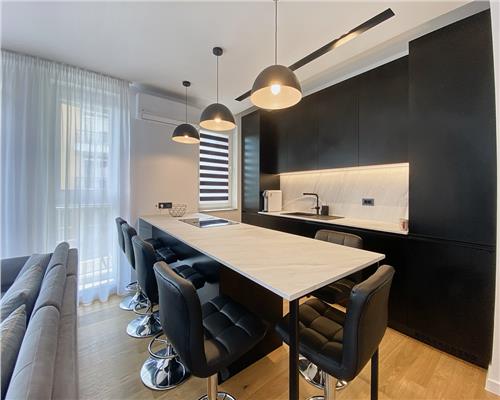 Apartament 3 camere, ultrafinisat, parcare, Borhanci.