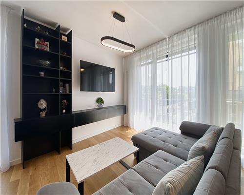 Apartament 3 camere, ultrafinisat, parcare, Borhanci.