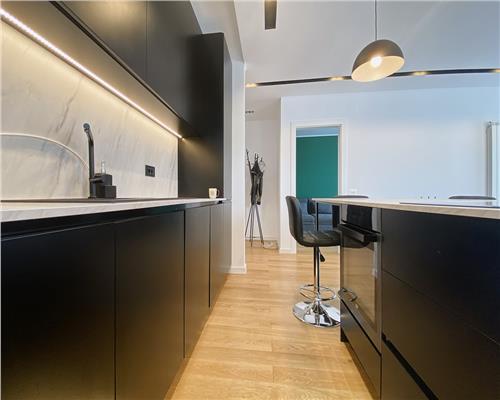 Apartament 3 camere, ultrafinisat, parcare, Borhanci.