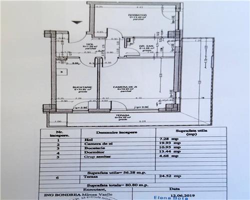Apartament 2 camere decomandat, S56mp+25 mp terasa, Sophia  Residence