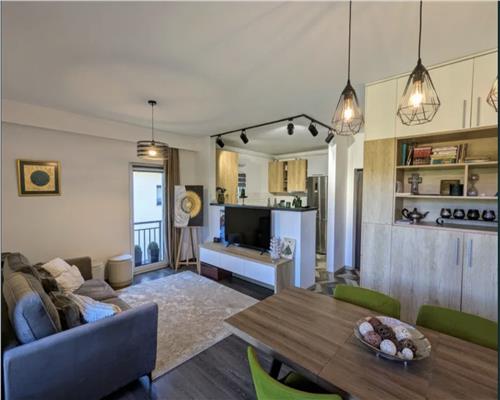Apartament 2 camere, bloc tip vila, mobilat, parcare, Borhanci.