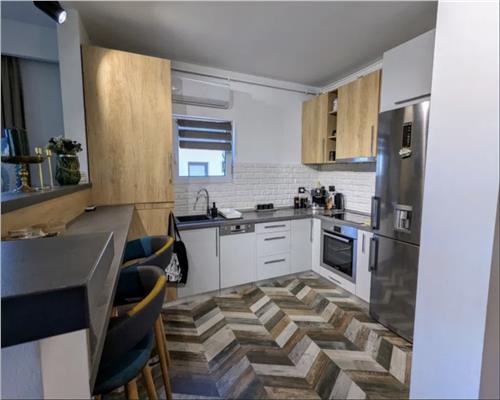 Apartament 2 camere, bloc tip vila, mobilat, parcare, Borhanci.