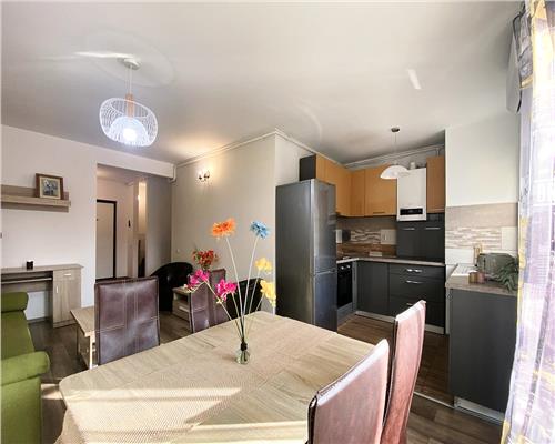 Apartament 3 camere, terasa, bloc nou, zona FSEGA.