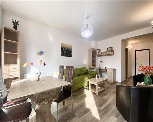 Apartament 3 camere, terasa, bloc nou, zona FSEGA.