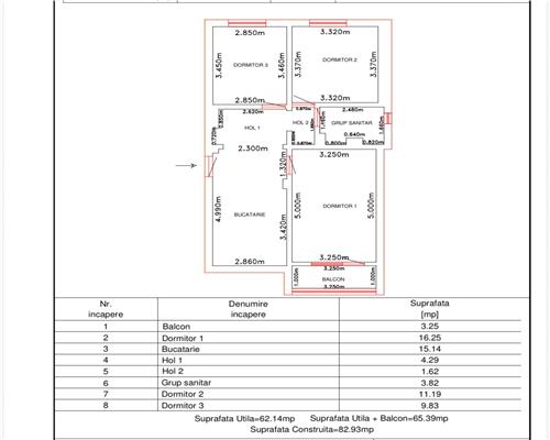 Apartament 3 camere decomandat, str. L.Pasteur, Zorilor