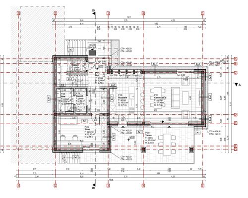 Teren intravilan 1.375 mp cu Proiect autorizat pentru duplex, Feleacu