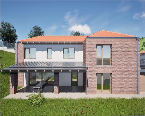 Teren intravilan 1.375 mp cu Proiect autorizat pentru duplex, Feleacu