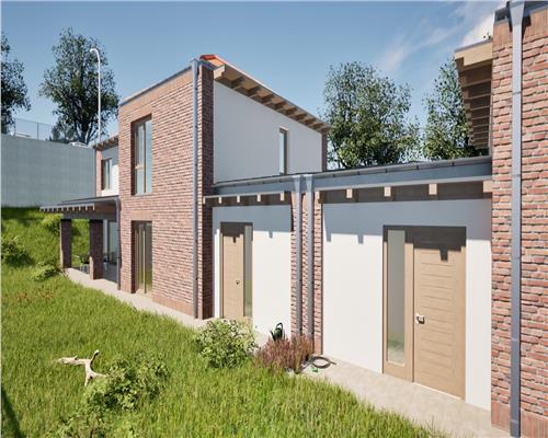 Teren intravilan 1.375 mp cu Proiect autorizat pentru duplex, Feleacu
