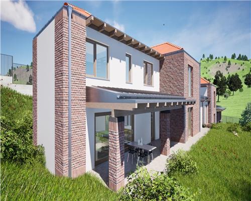 Teren intravilan 1.375 mp cu Proiect autorizat pentru duplex, Feleacu