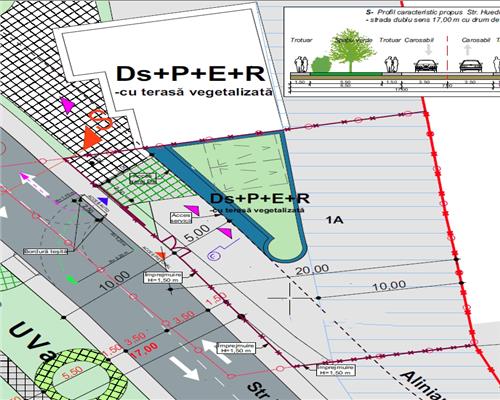 Investitie ideala: Teren S570mp cu PUZ Aprobat, proiect si utilitati, Zona in dezvoltare Manastur
