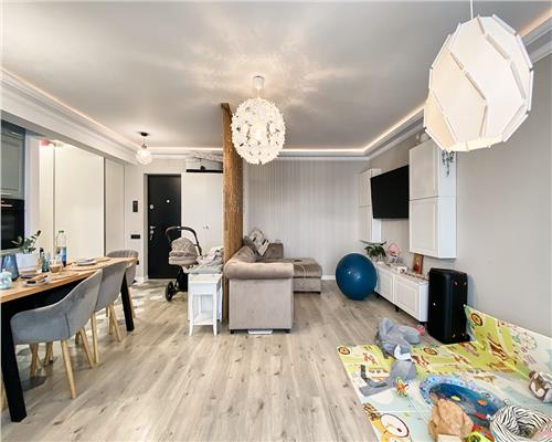 Apartament 2 camere, S58mp+2 balcoane, bloc nou, Intre Lacuri