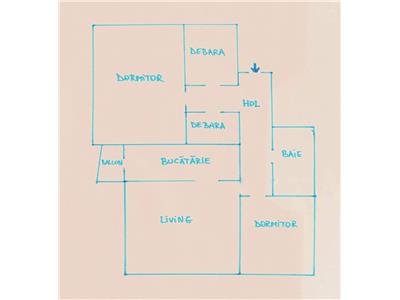 Apartament cu 3 camere, S65mp, et 8/10, Manastur, zona Big