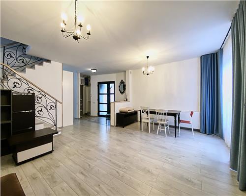 Duplex premium cu 4 camere, sistem fotovoltaic 8,7 kW si 300 mp teren ,White House, Floresti