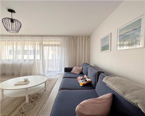 Apartament LUX cu 2 camere, 62 mp, 2 balcoane si parcare subterana, Buna Ziua