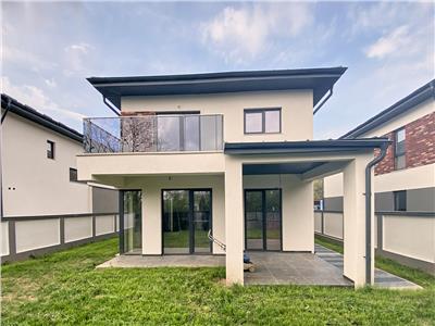 Casa individuala moderna, 4 camere, 120 mp + 450 mp teren, garaj,  Sannicoara,