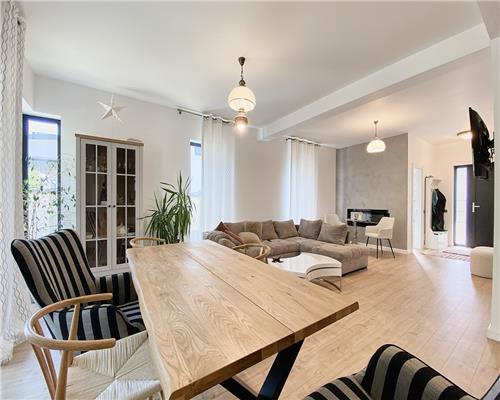 Casa individuala moderna, 4 camere, 120 mp + 450 mp teren, garaj,  Sannicoara,