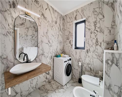 Casa individuala moderna, 4 camere, 120 mp + 450 mp teren, garaj,  Sannicoara,