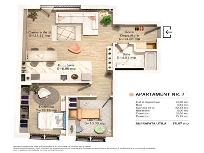 Teren + Proiect imobiliar 2S+P+2E+2ER, str. Dragalina, zona Centrala