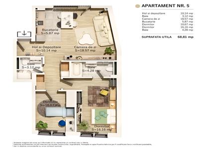 Teren + Proiect imobiliar 2S+P+2E+2ER, str. Dragalina, zona Centrala