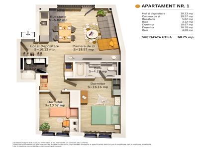 Teren + Proiect imobiliar 2S+P+2E+2ER, str. Dragalina, zona Centrala